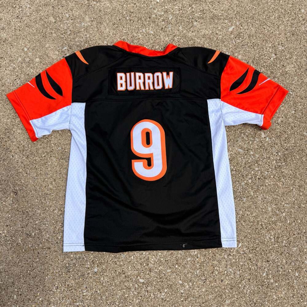 Youth Nike Joe Burrow Cincinnati Bengals NFL Game Jersey Size M